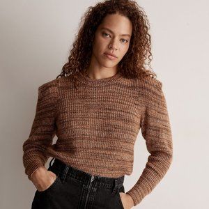 NWT Madewell Merino Wool Space-Dye Pullover Sweater Prentiss XS